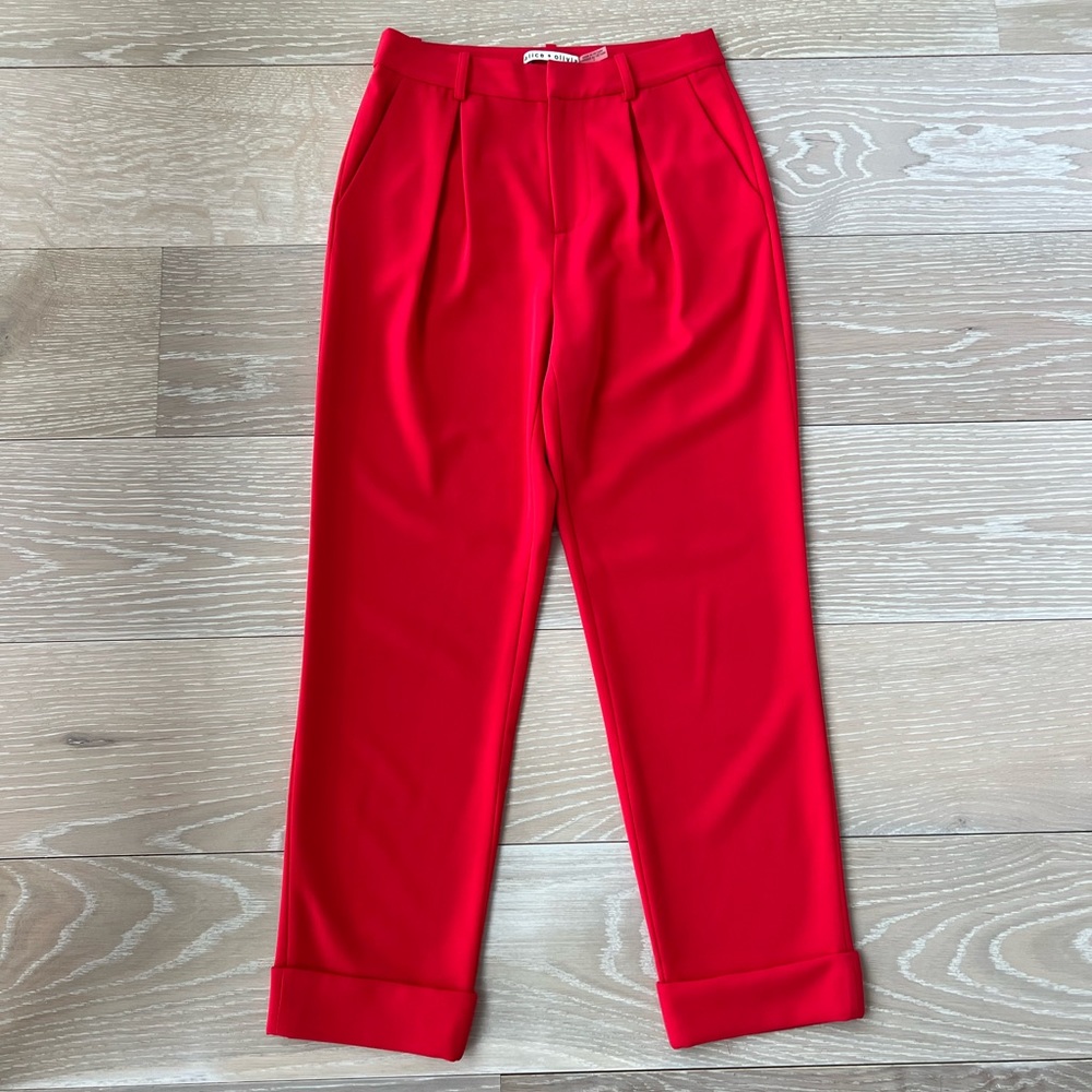 Alice and Olivia Ardell High Waisted Pants